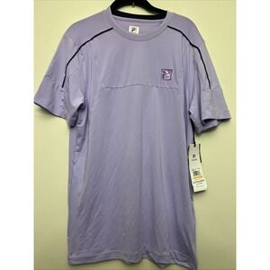 FILA men's tennis crew T-shirt, small, purple NWT‎